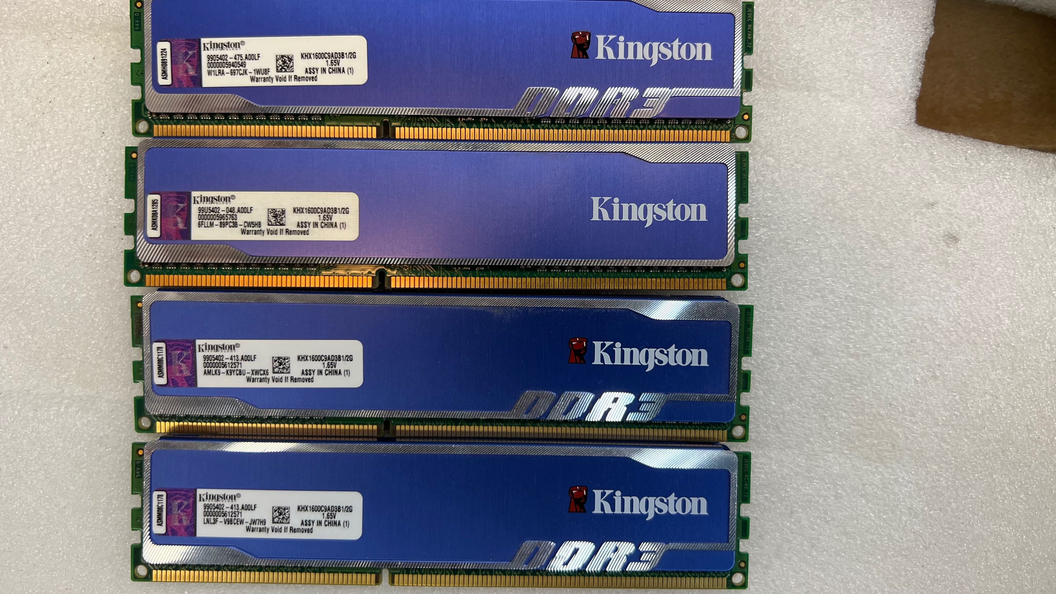 Оперативна память 4gb kit (2x2gb) ddr3 1600 pc3 12800 Kingston hyperx