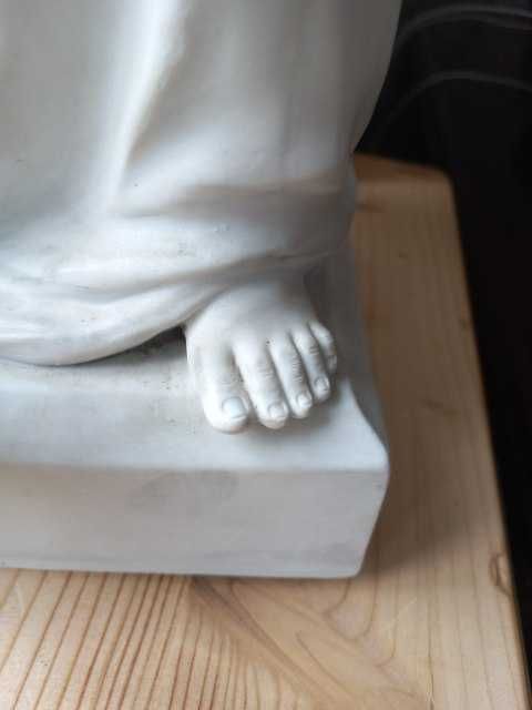 Anioł nagrobny FIGURA Biskwit porcelanowy BIAŁY Aniołek