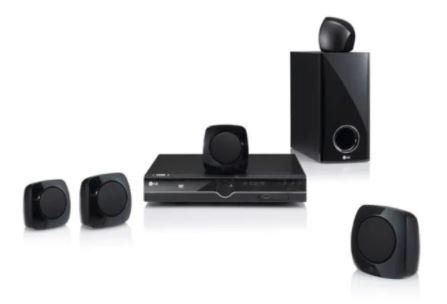 Home Cinema Lg ht355sd com 5 colunas e 1 subwoofer