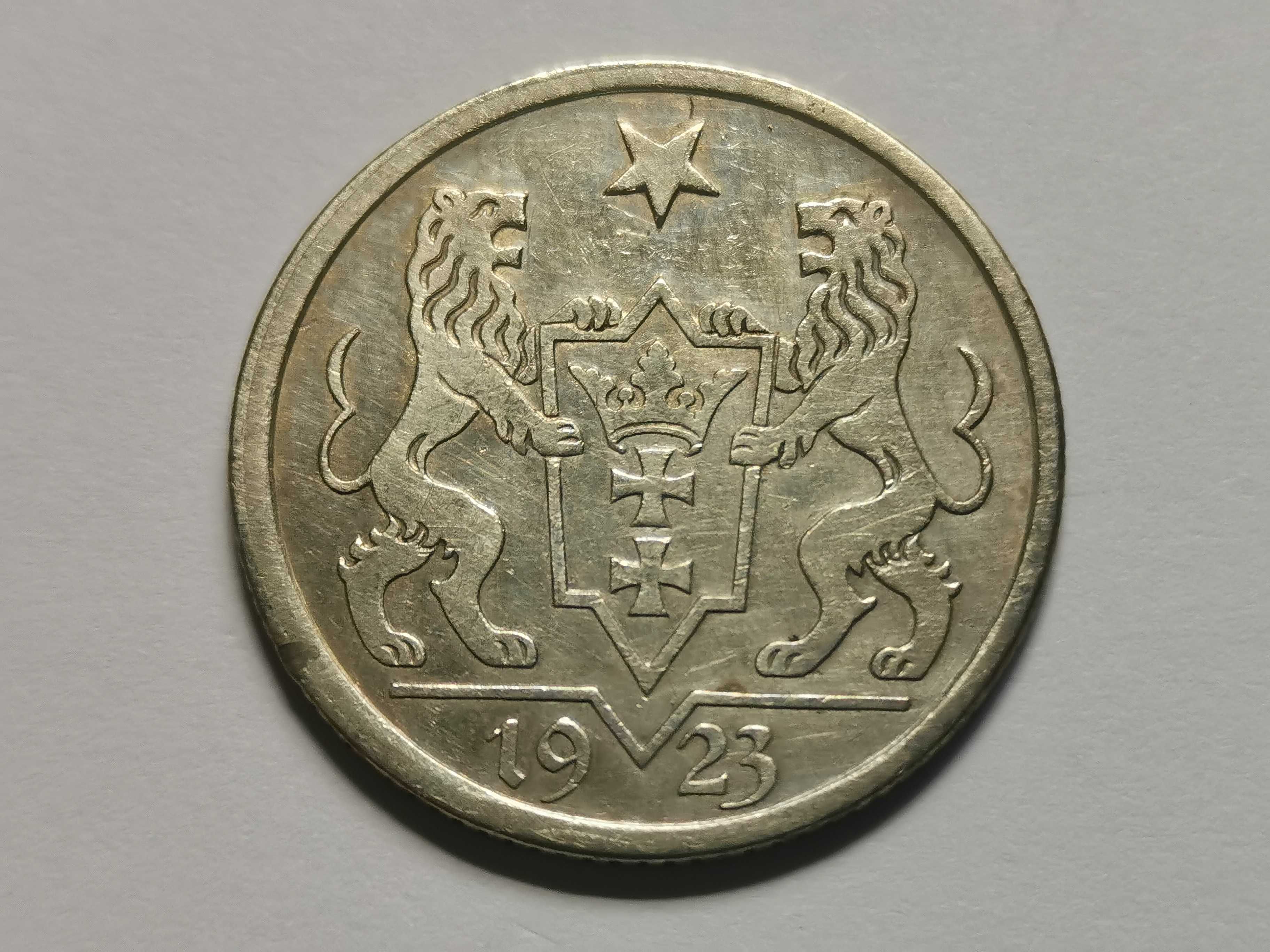 1 gulden 1923 r. Wolne Miasto Gdańsk BEZOBIEGOWA