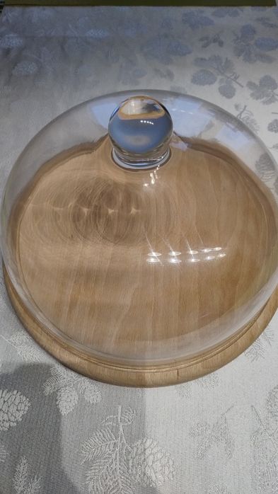 Patera ze szklaną pokrywą