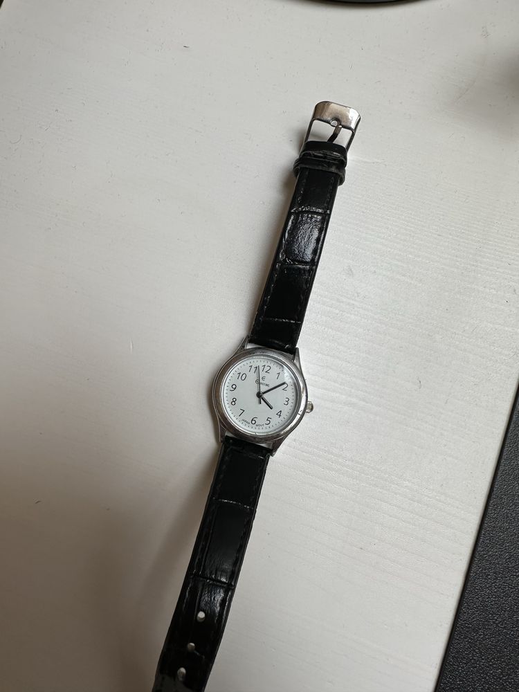 Zegarek Eurotime na rękę biała tarcza