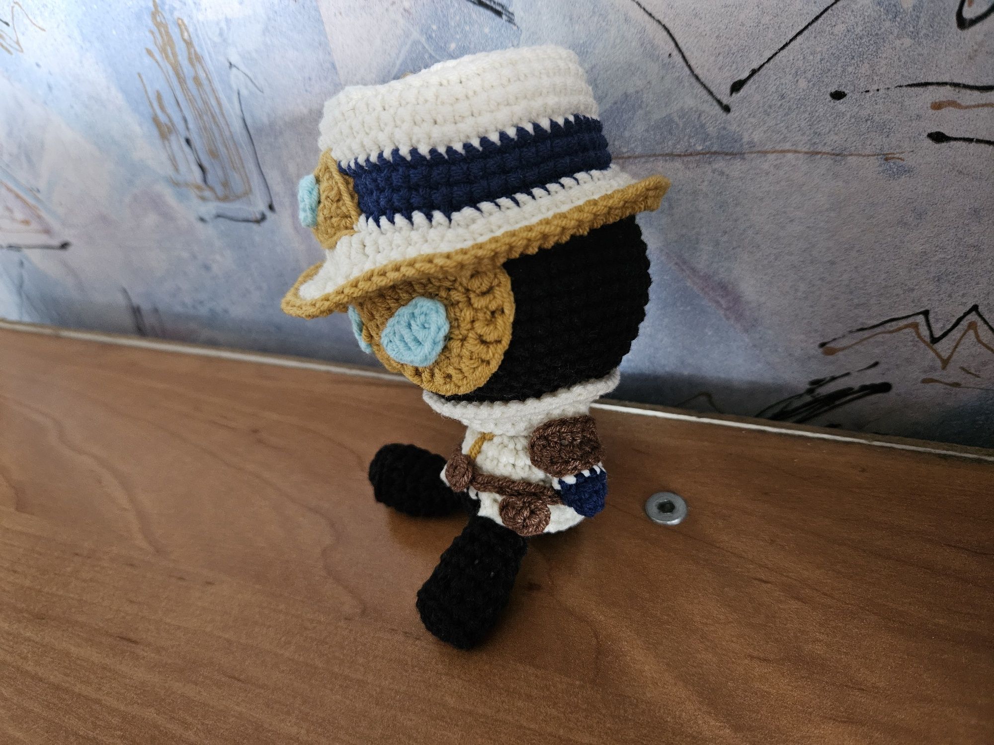 Cypher Valorant handmade amigurumi