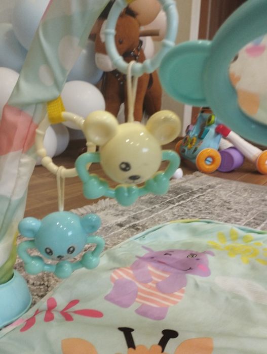 Розвиваючий килимок limo toy для немовлят