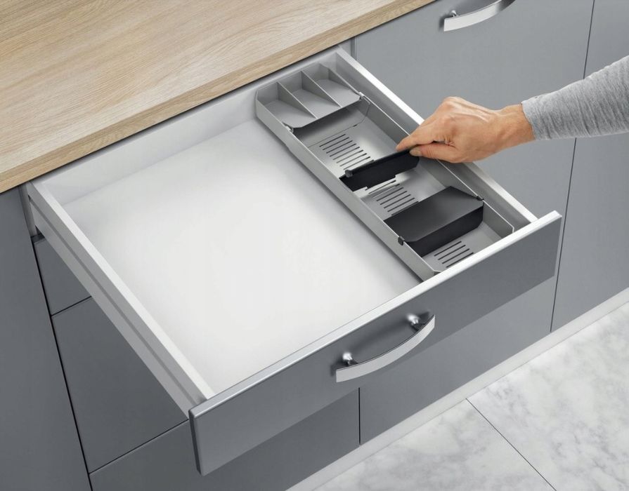 hit regulowany wkład na sztućce do szuflady swiss