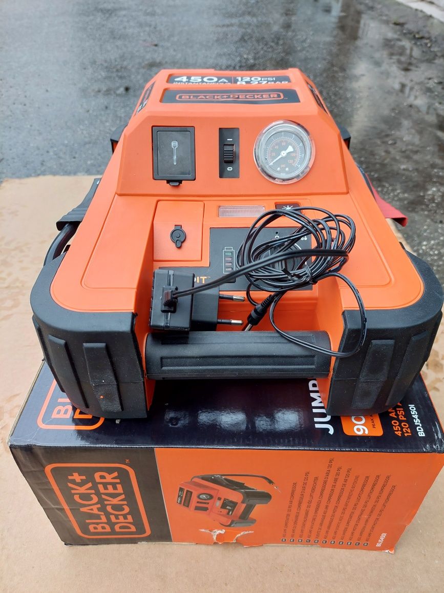 NOWY Starter Booster Rozrusznik przenośny Black&Decker BDJS450i