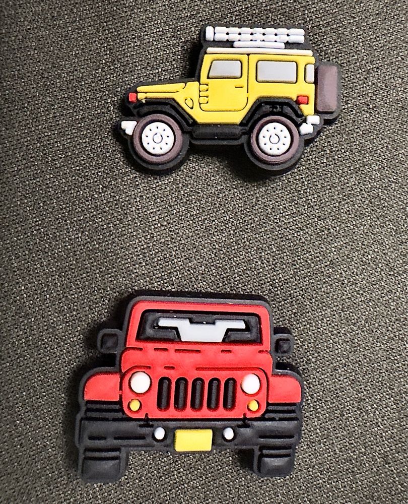 Jibbitz Delorean, BMW, Jeep, Skyline for Crocs