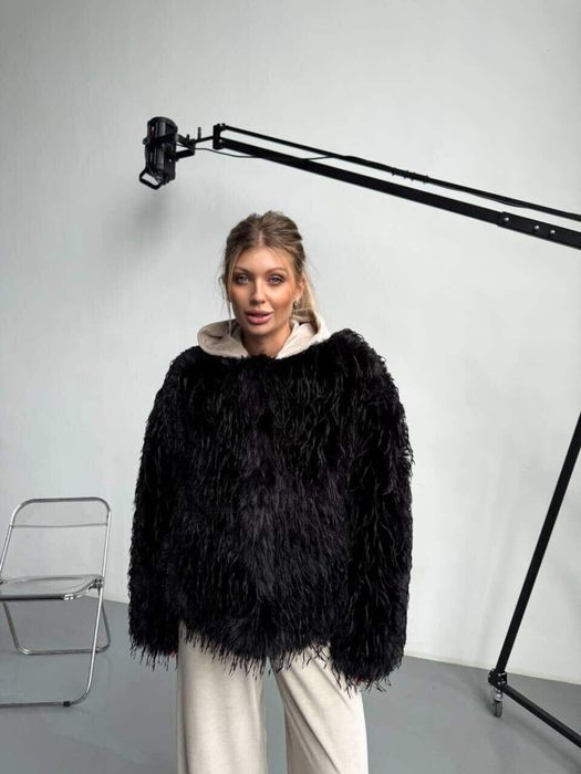 Шубка в стилі лама преміум якість НОВА