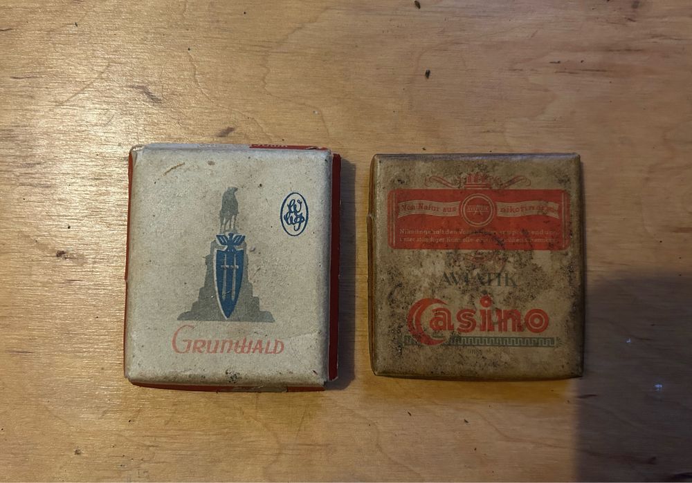 Paczki po papierosach puste grunwald i casino rzesza