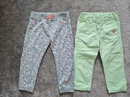Seasons i Papagimi spodnie 2 szt. dla dziewczynki rozmiar 92 cm