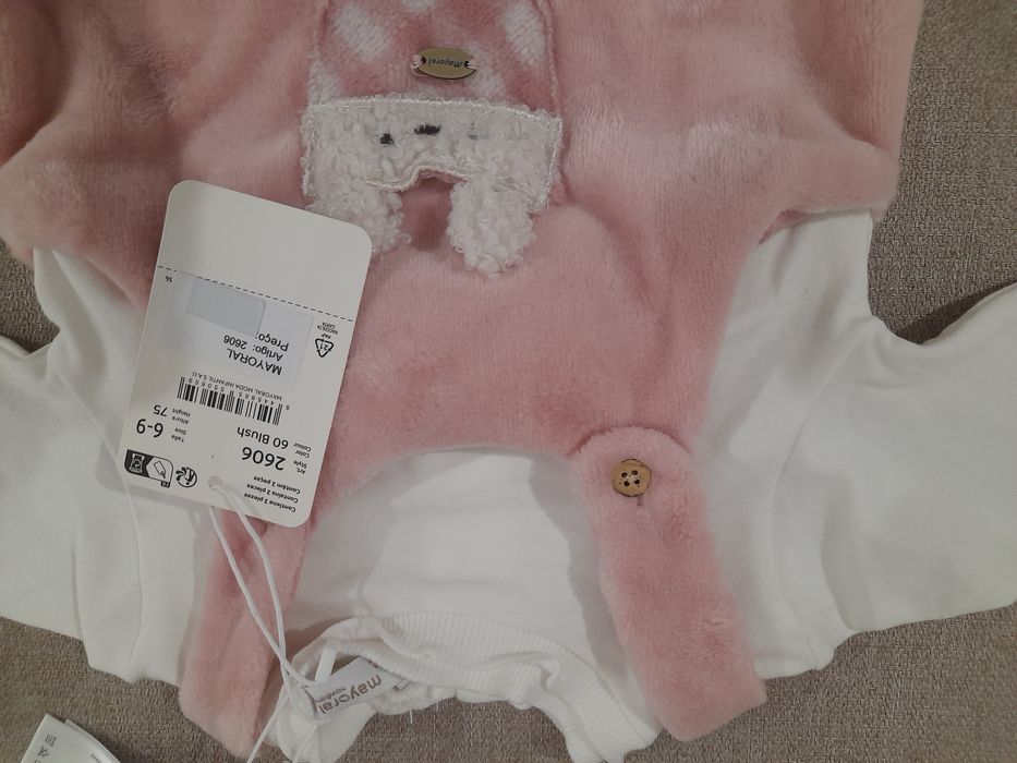 Jardineiras bebé menina (6-9 meses)