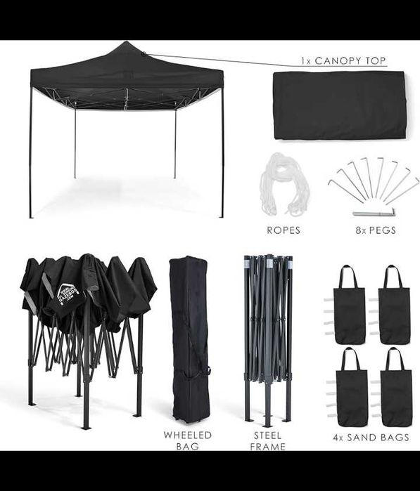 Tendas pop up de vários tamanhos