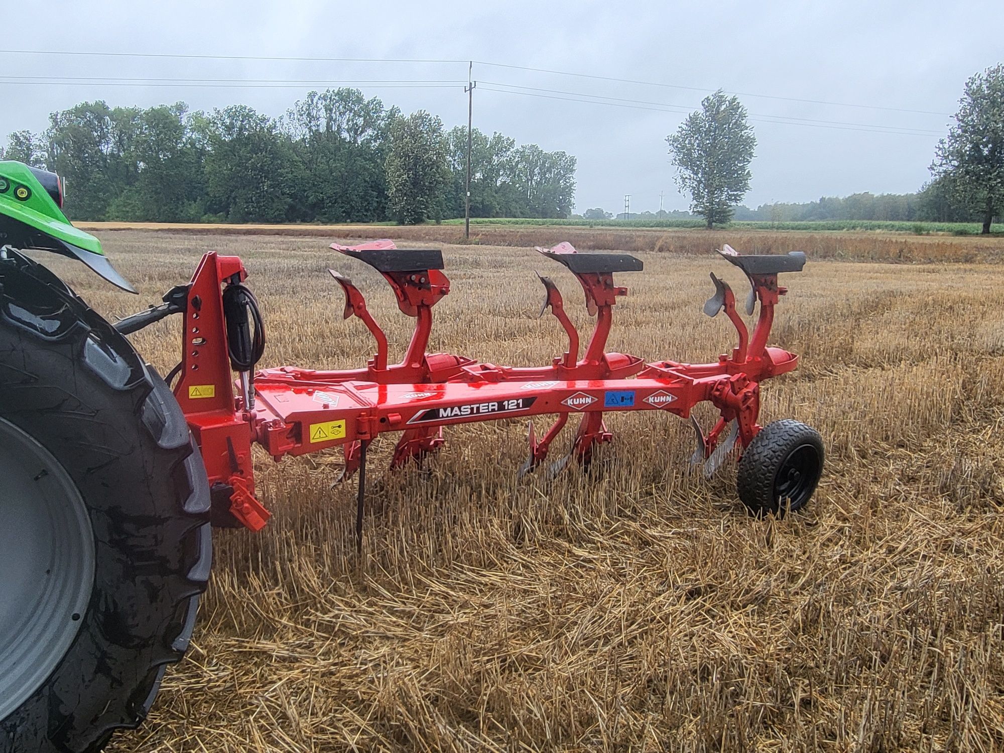 Pług 3 skibowy Obrotowy Kuhn Master 120! Zabezpieczenie Non-Stop! Igła
