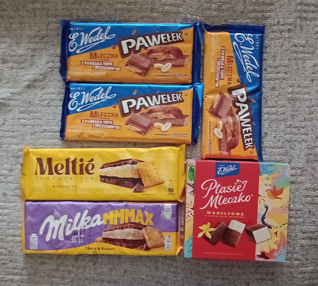 Czekolady 6szt. duże Wedel/Milka... Okazja za pół ceny