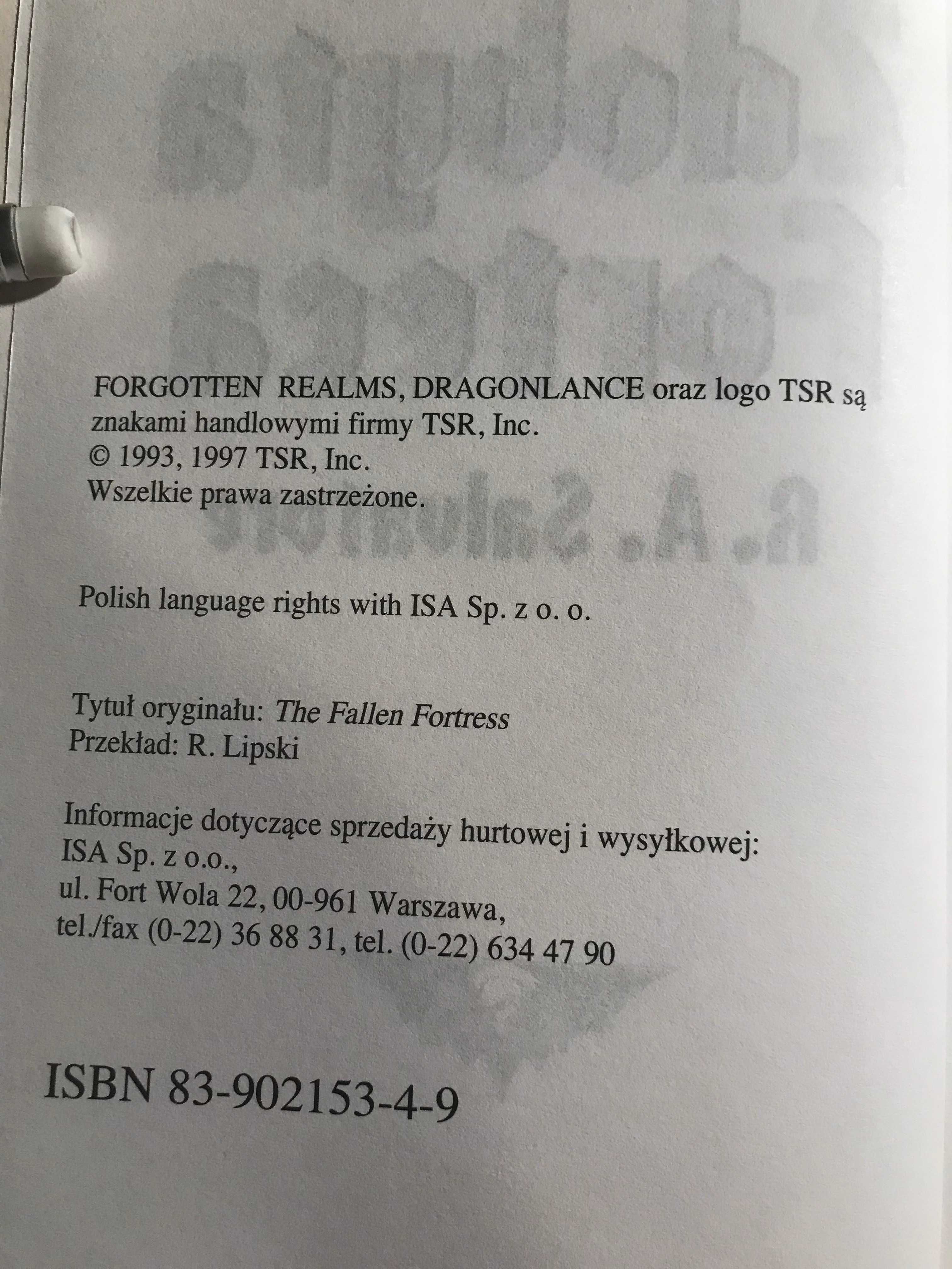 Zdobyta forteca R. A. Salvatore Pięcioksiąg Cadderly'ego Księga IV