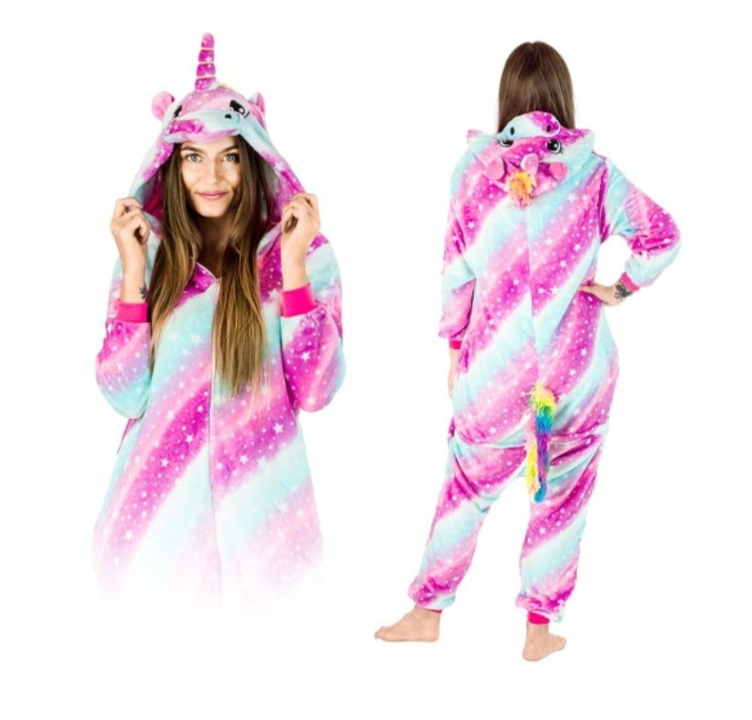 Kigurumi Onesie piżama kombinezon rozm. S PEGAZ Jednorożec