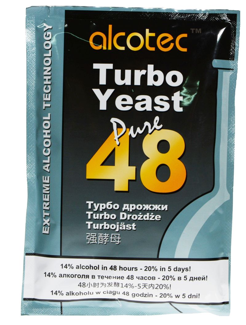 ALCOTEC 48 TURBO PURE 40szt drożdże gorzelnicze