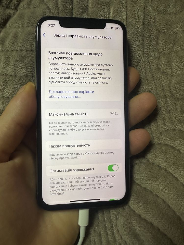 Iphone X 256gb silver