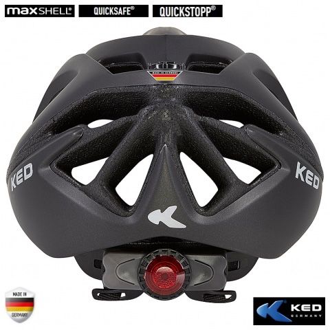 Kask rowerowy KED SPIRI II Czarny MTB "M" (52-58cm)