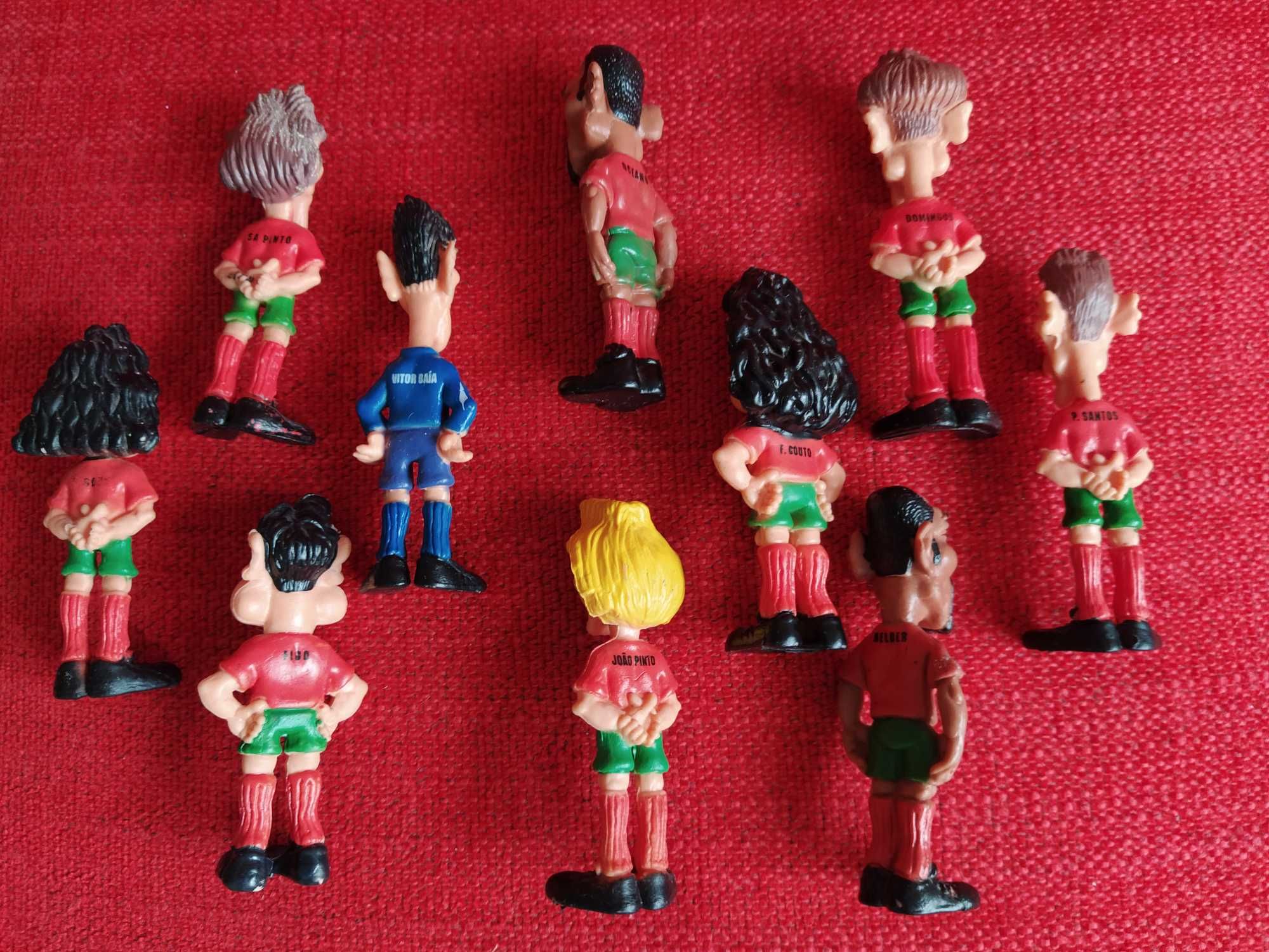 Conj. 10 bonecos jogadores futebol 3D com 7,5cm altura
