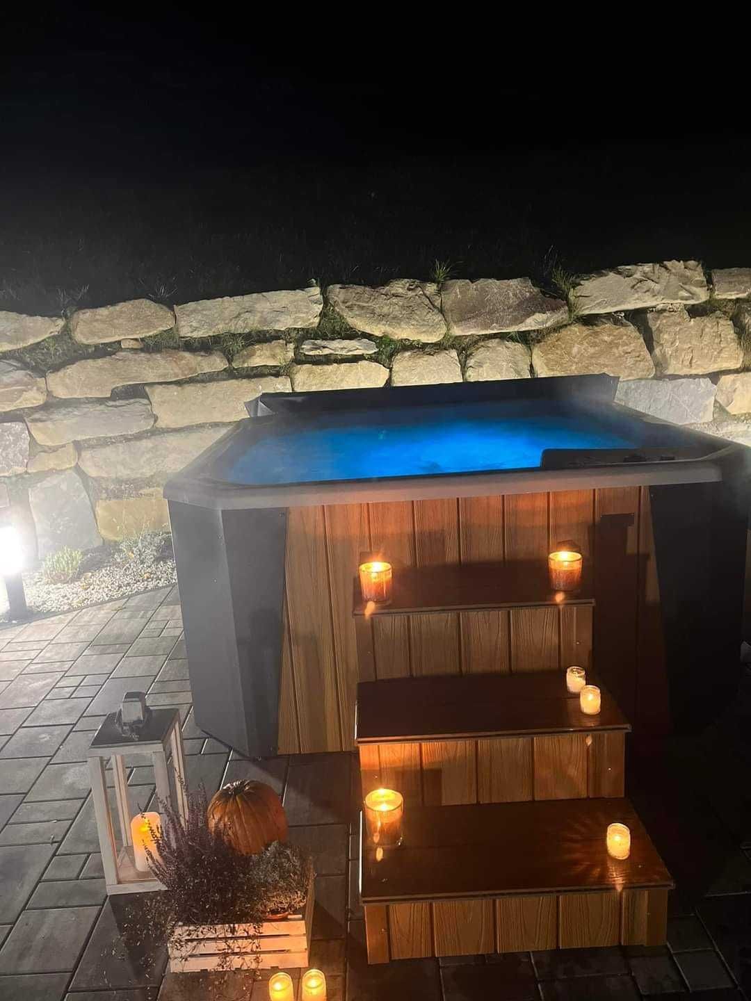 "ETNA" 5 os. hydromasaż LED Jacuzzi PREMIUM! Wanna SPA gorąca beczka!