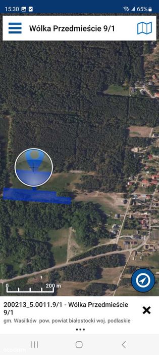 Sprzedam działkę rolną w Wólka-Przedmieście