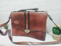 Іспанський сумка-портфель фірма Waldes. Натуральна шкіра кожа