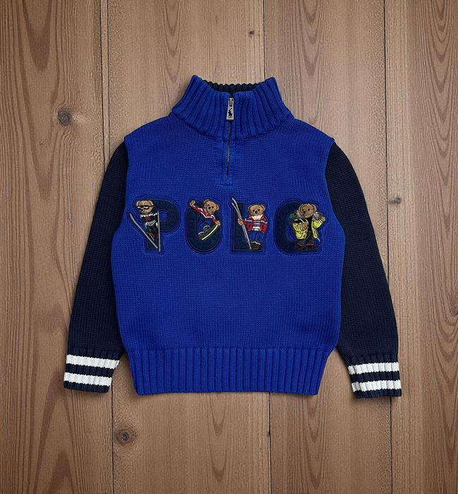 Polo Ralph Lauren теплий вʼязаний светр на 2-3 рочки