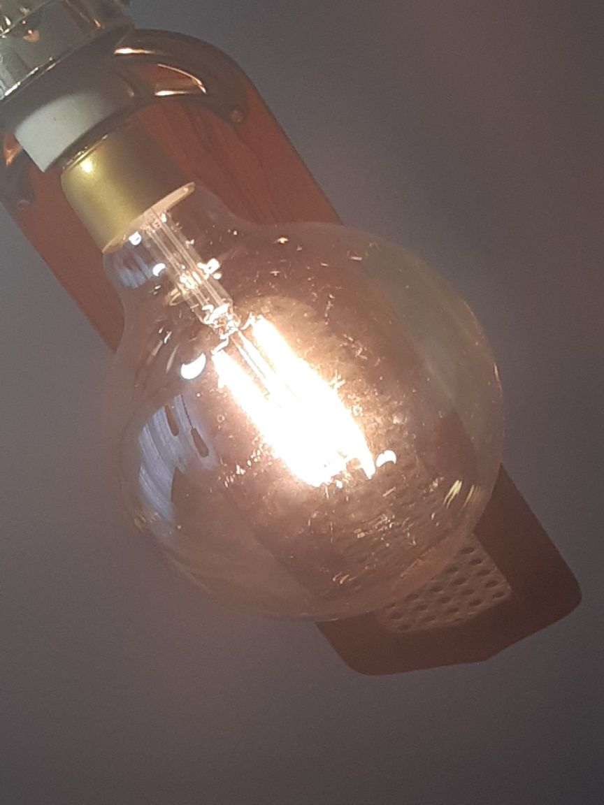 5x żarówka złota duża ozdobna żółta LED 3W lampa oświetlenie