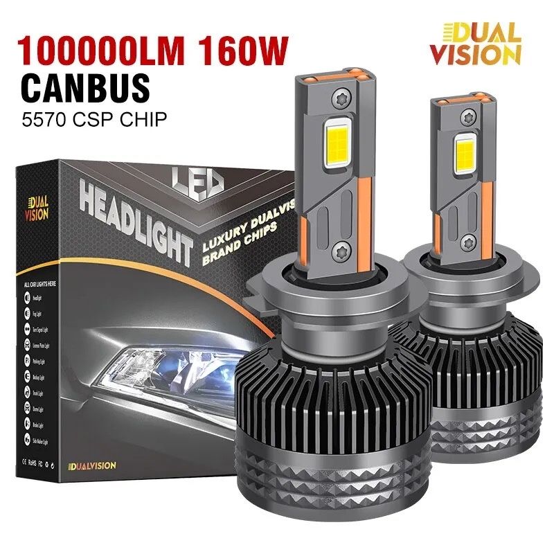 Led лампи H11 10 000 люменів, колір - 6000 К