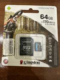 Карта памʼяті Kingston 64 GB