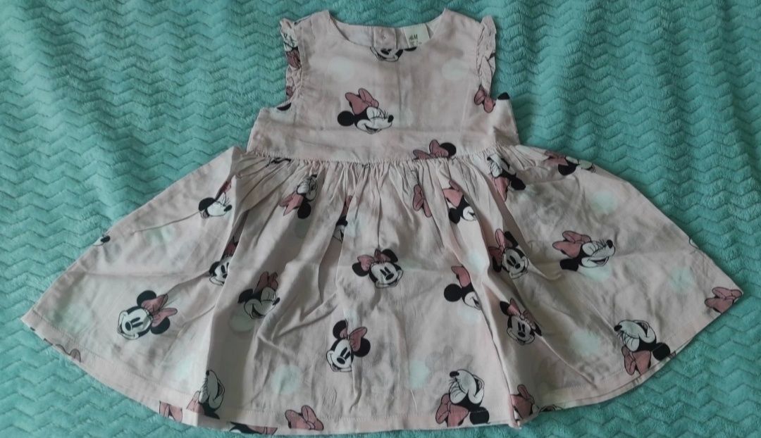 Sukienka H&M Myszka Minnie, r. 74