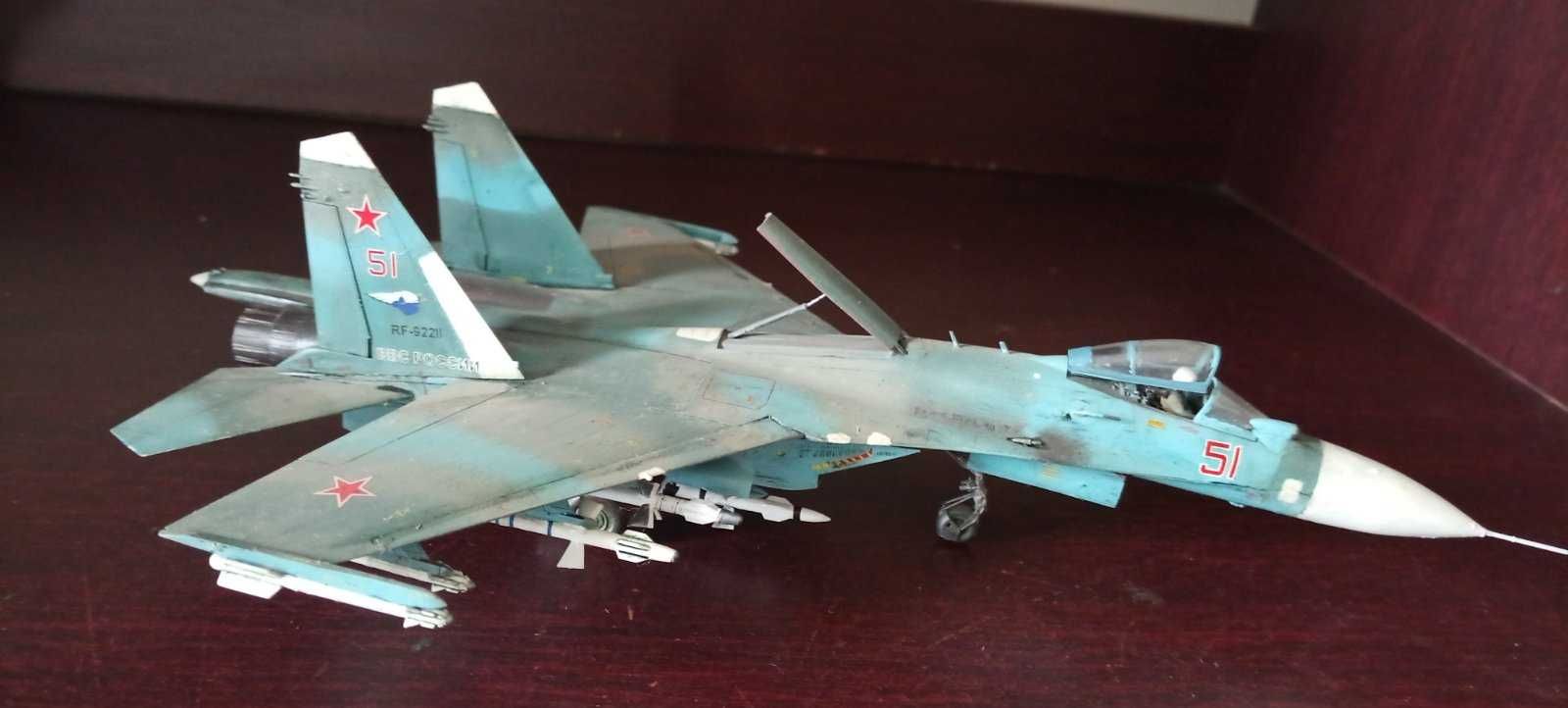 Модель самолета су-27 1:72