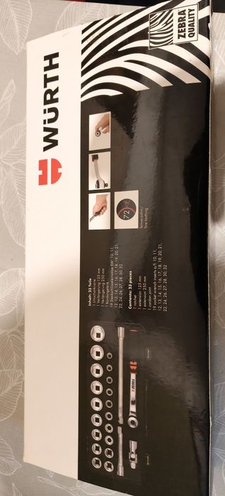 Zestaw kluczy nasadowych Wurth Zebra Nowe