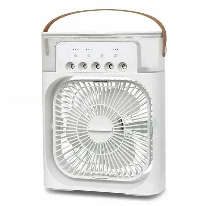 Wentylator Nawilżacz Chłodzący Z Podświetleniem LED Klimatyzator