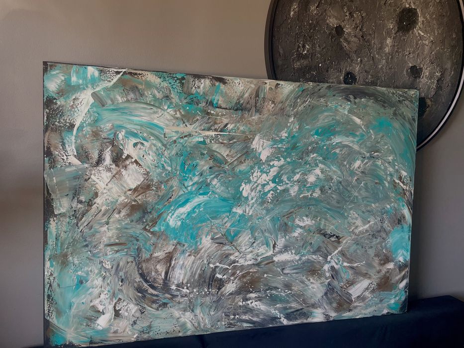 Duży Obraz abstrakcja  „hypnosis” 100x150