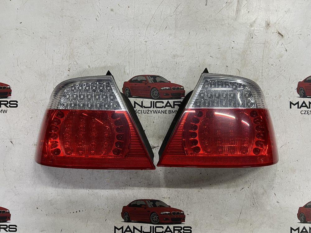 Lampy tyl tylne led ledowe lewa prawa bmw e46 cabrio kabriolet orygina
