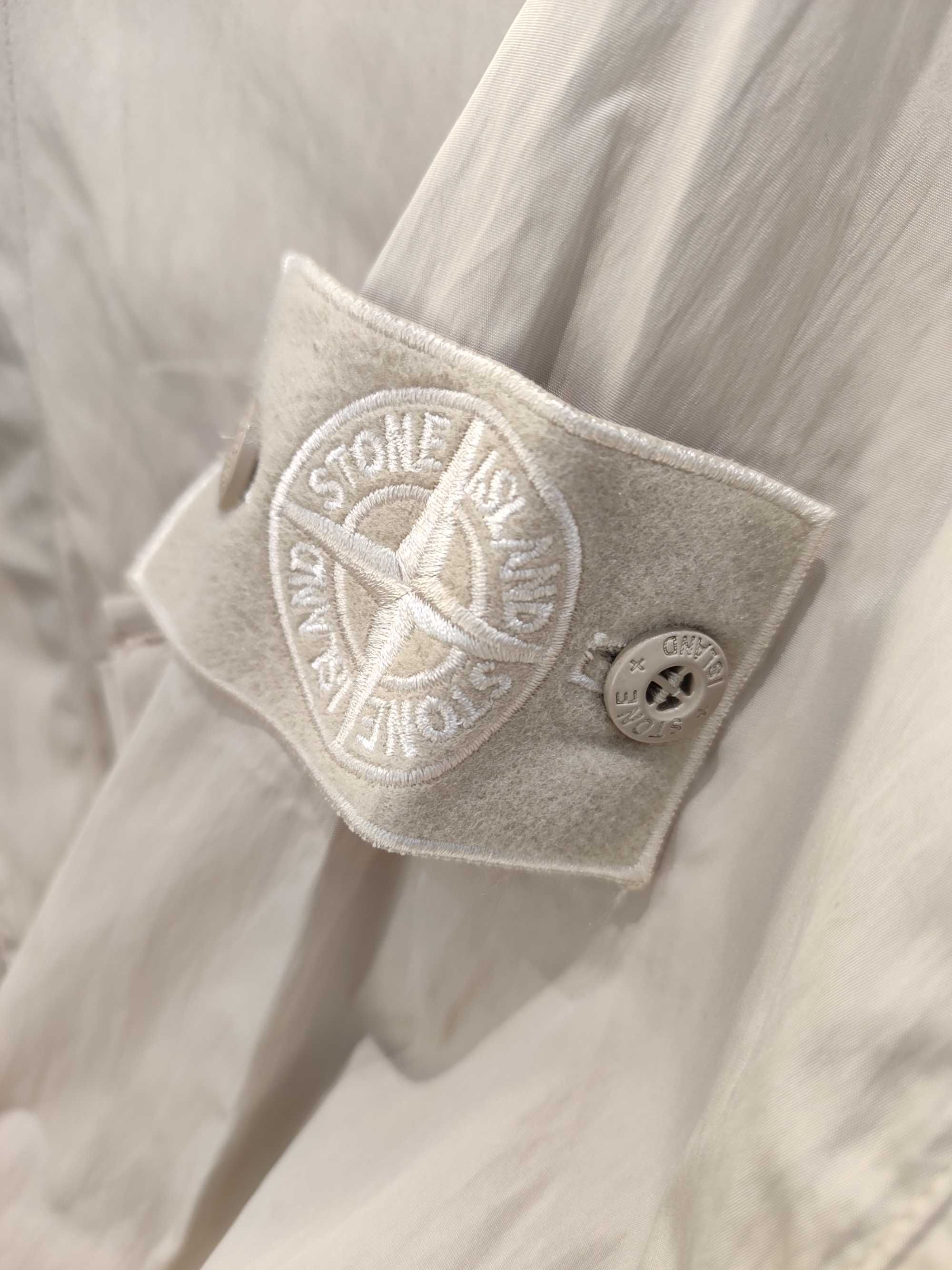 Сорочка STONE ISLAND 103F2 Ghost Piece Cotton Overshirt Beige SI0103-B