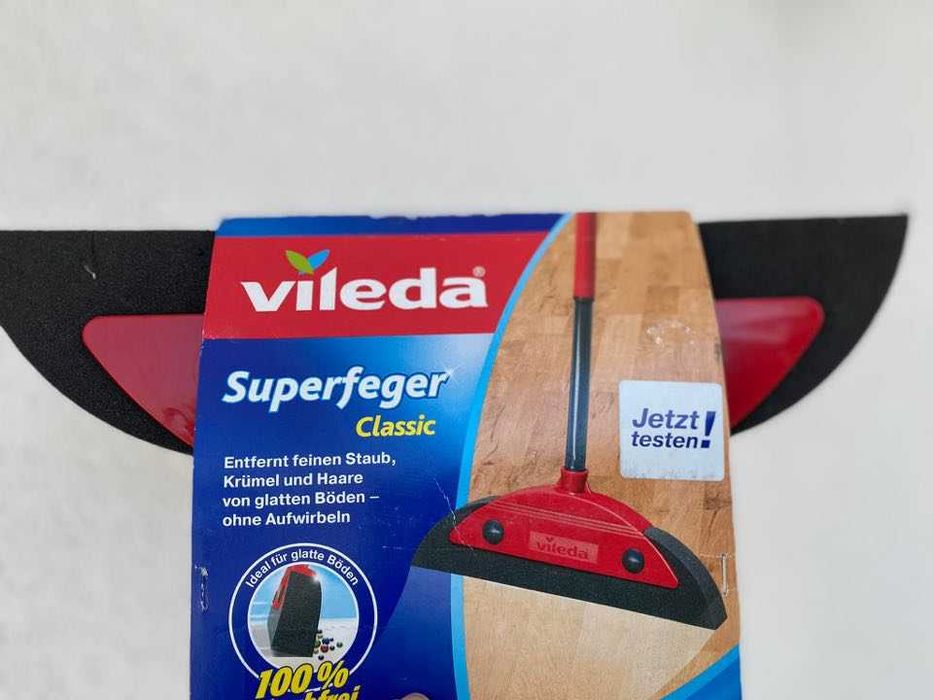 2 szt. x VILEDA SUPERFEGER Classic 35cm Szczotka Bezpyłowa GĄBKA ZAPAS