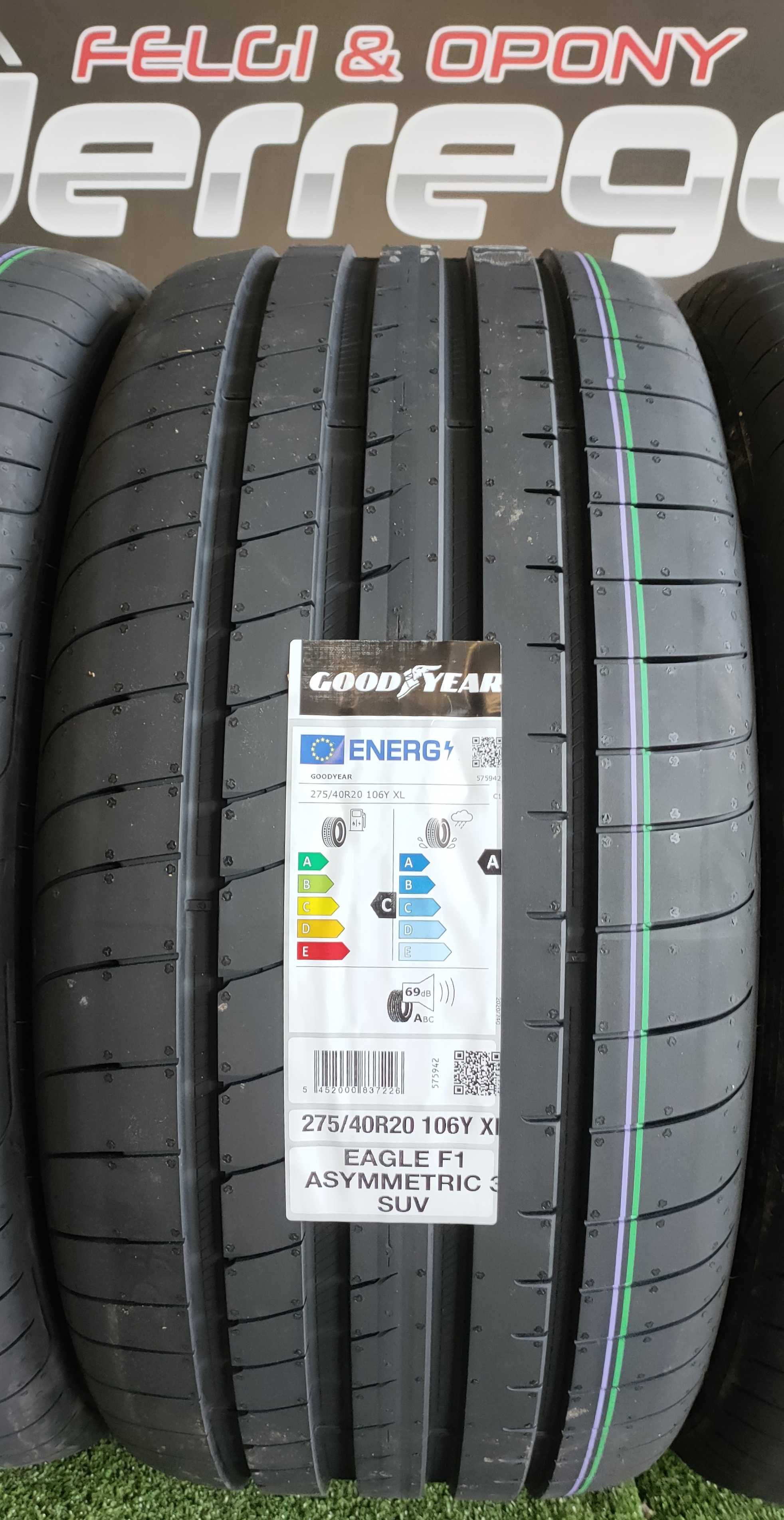 NOWE OPONY GOODYEAR Eagle F1 Asymmetric 3 SUV 275/40/R20 - 106Y