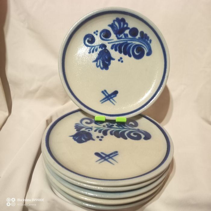 Тарелки Германия Echte Salzglasur Merkelbach 1970е