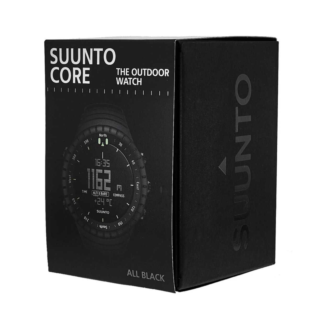 Спортивные часы Suunto Core All Black / Regular Black / Yellow (новые)