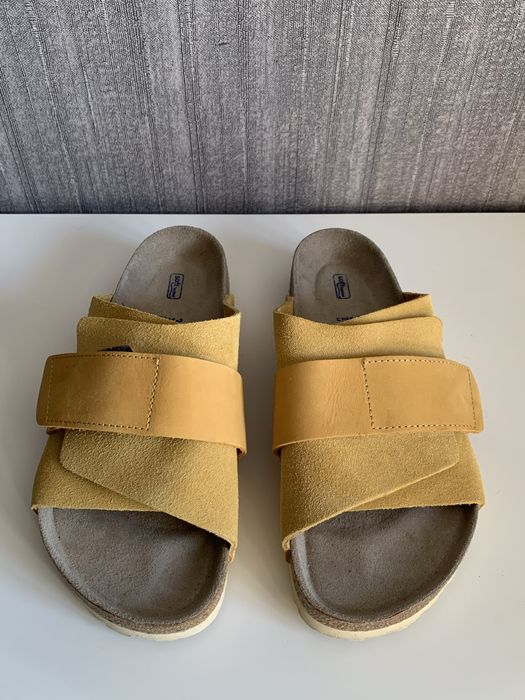 Birkenstock Женские шлепки жовтого цвета Розмер  39