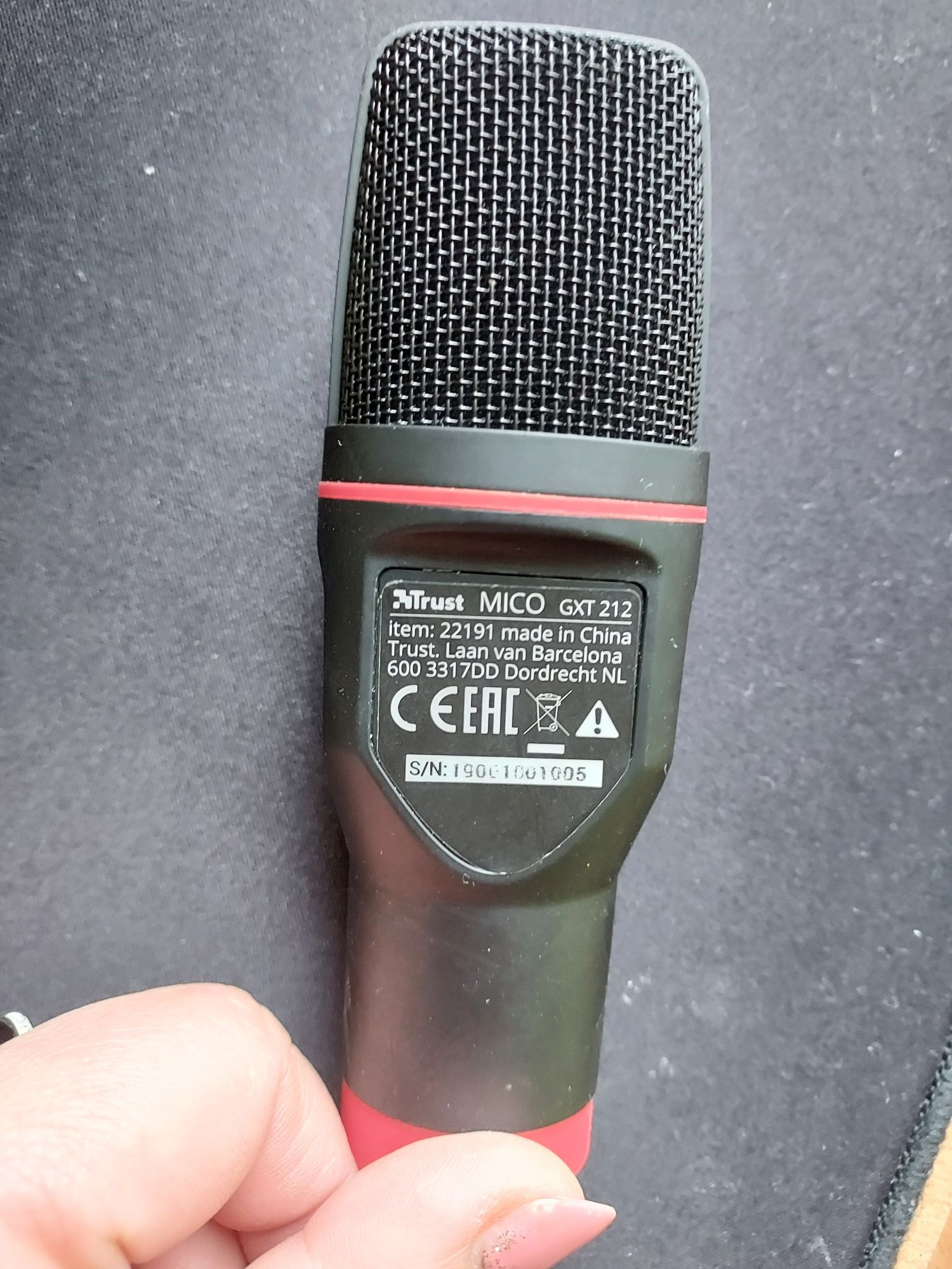 Mikrofon Trust gxt 212