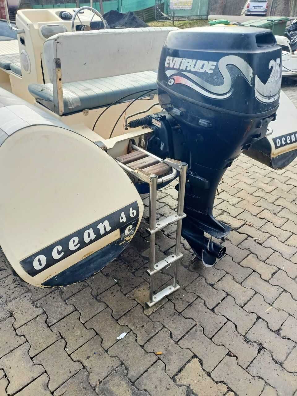 Rib 4.60 z silnikiem evinrude 25