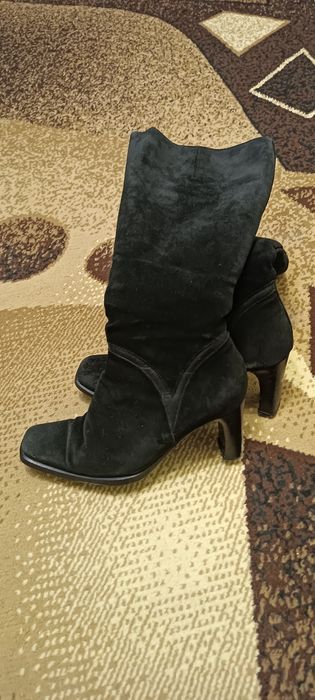 Сапоги зимові шкіряні, замшеві, туфлі