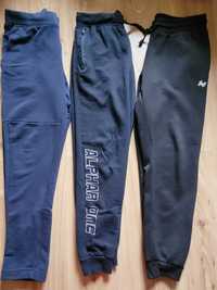 4F, h&m jack&jones spodnie dresowe szorty treningowe tshirt S/M