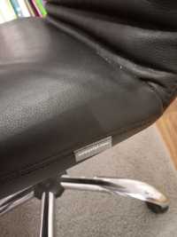 Krzesło, fotel obrotowy skórzany NOWY STYL