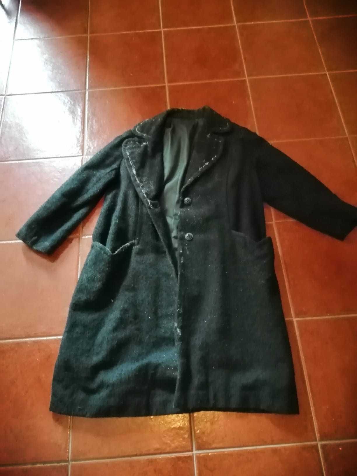 casaco preto de fazenda tamanho m