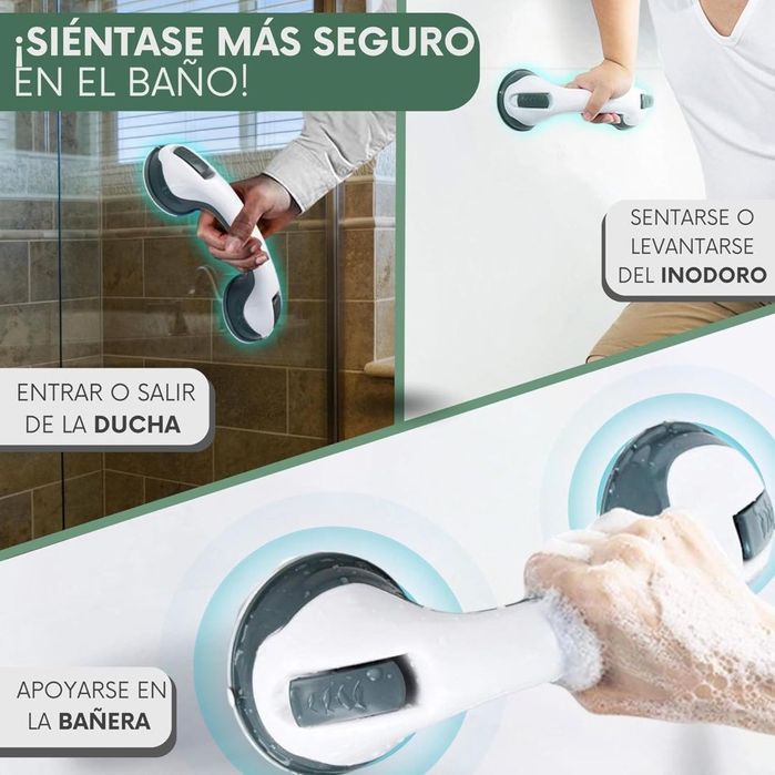 Uchwyt prysznicowy dla osób starszych (2 szt- 30CM)